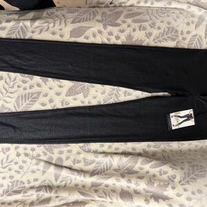 Liverpool Jeans Slim Stretch Textured Faux Leather Skinny High Rise Leggings sz2